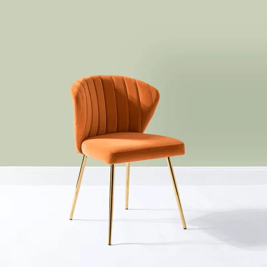 Chimene Accent Chair with Gold Legs