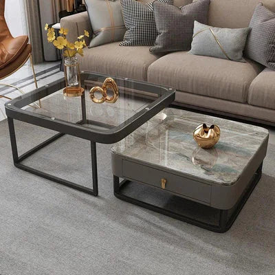 Barack Square Nesting Coffee Table Set of 2