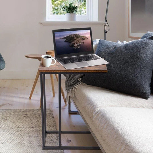 C-Shaped Laptop Table with Adjustable Feet