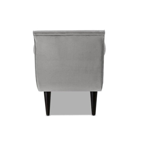 Modern Cordelia Upholstered Tufted Bench with Flared Arms