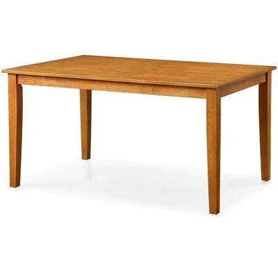 5-Piece Wooden Dining Set in Honey Finish