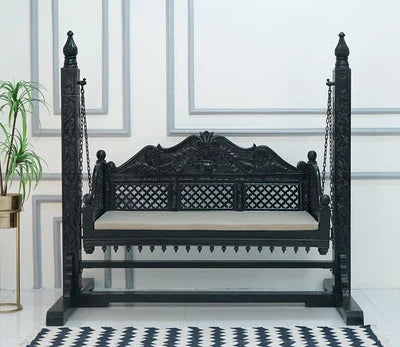 Crate Swing Chair with Cushioned Seat