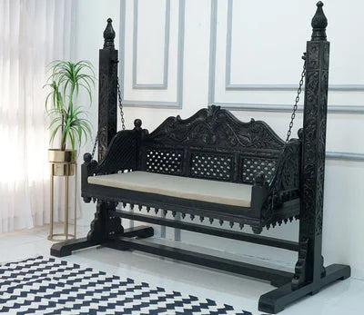 Crate Swing Chair with Cushioned Seat