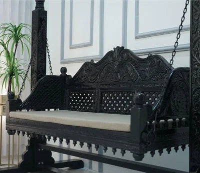 Crate Swing Chair with Cushioned Seat