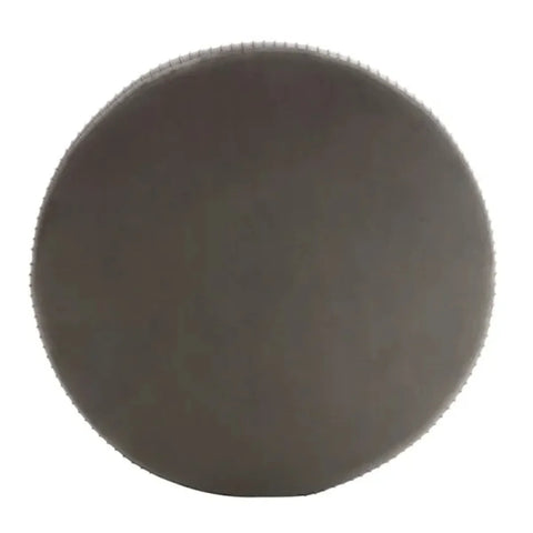 Grey Round Upholstered Coffee Table Ottoman