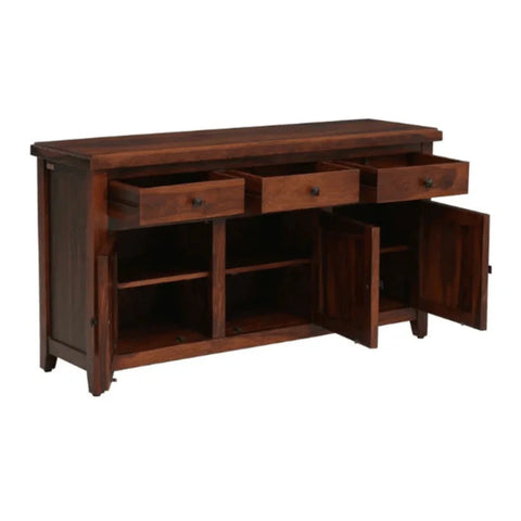 Beautiful Sheesham Wood Console Table with Drawers
