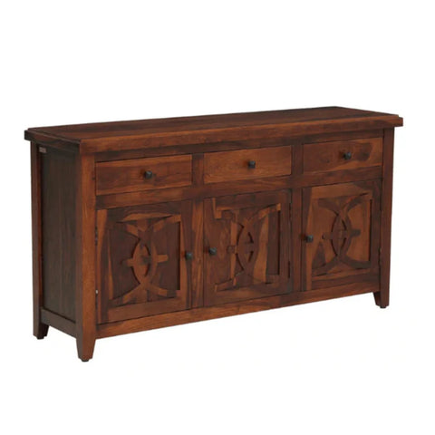 Beautiful Sheesham Wood Console Table with Drawers
