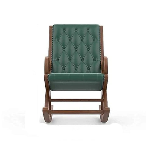Eleanor Luxury Cushioned Rocking Chair with Ottoman
