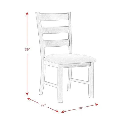 Beaubien 6-Person Counter Height Acacia Solid Wood Dining Set