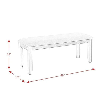 Beaubien 6-Person Counter Height Acacia Solid Wood Dining Set