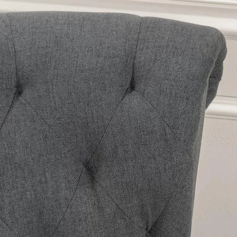 Boise Wide Tufted Armchair with Rolled Arms and Button Back