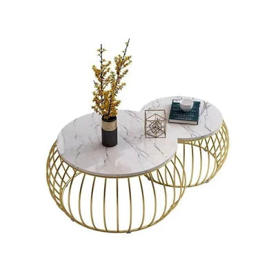 Ornate Nesting Coffee Table Set of 2