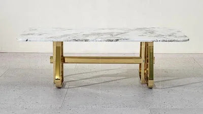 Amron Rectangle Marble Coffee Table