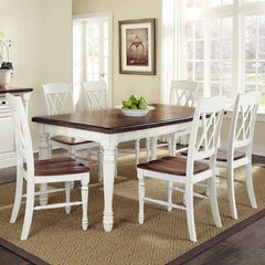 Larchwood 7-Piece Extendable Dining Set with Double X-Back Chairs