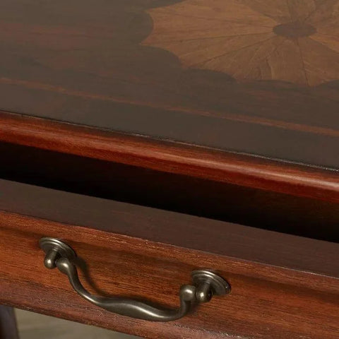Paullina Wooden Console Table with Drawer and Shelf