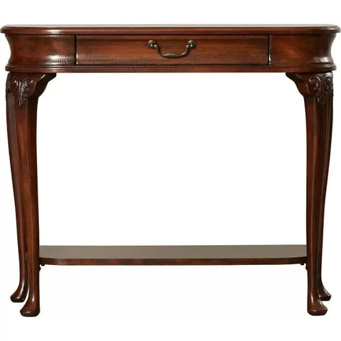 Paullina Wooden Console Table with Drawer and Shelf