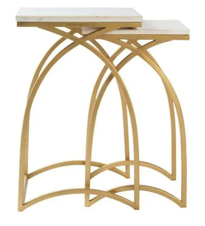 Tulip Marble Nesting Tables