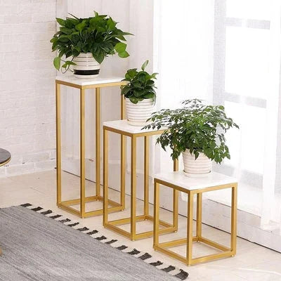 Modern Square Top Pot Stand Set