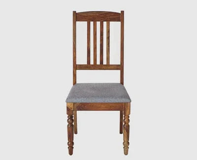 Falco 6-Seater Sheesham Wood Dining Set with Cushioned Chairs