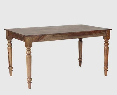 Falco 6-Seater Sheesham Wood Dining Set with Cushioned Chairs