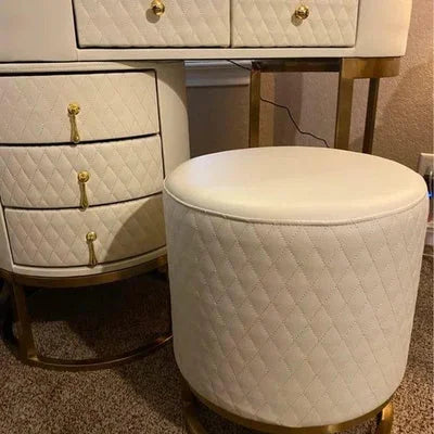 Acodaiuy Vanity Desk with Mirror & Lights