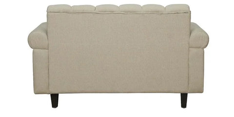 Elegant Fabric 2-Seater Sofa in Beige