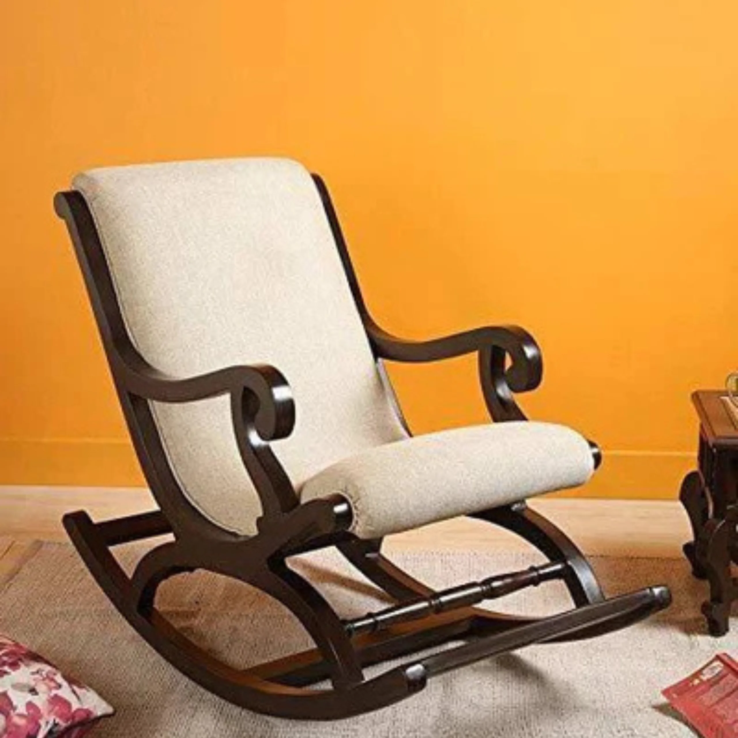 Fritto Walnut Rocking Chair (2)