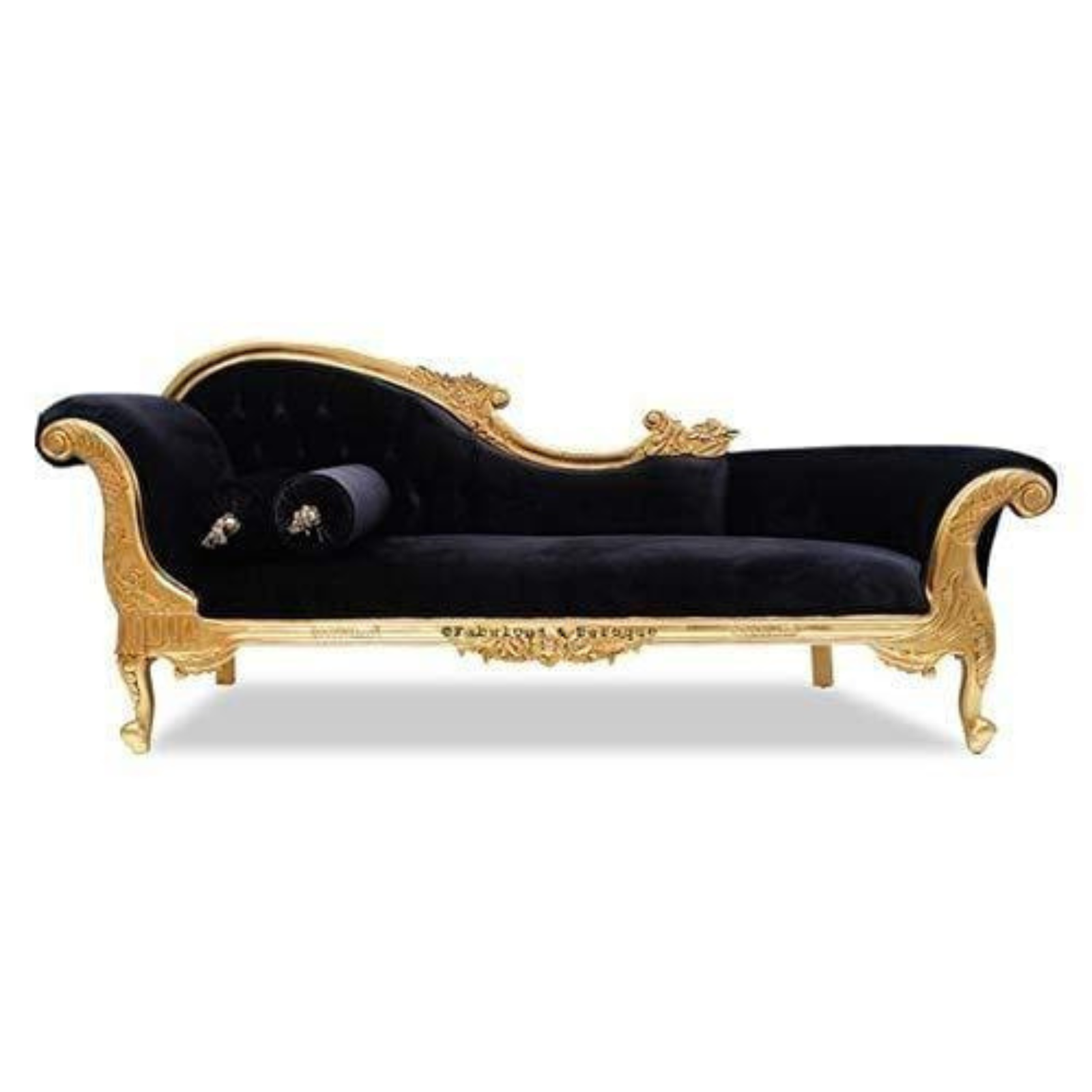 Royal Velvet Chaise Lounge Sofa
