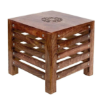 Wood Stool & Side Table