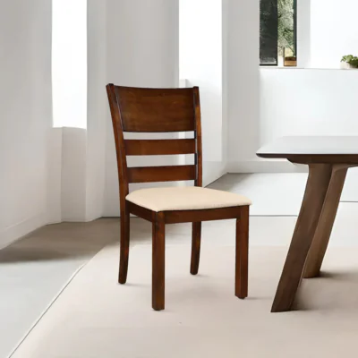 Woodenshoppe Shore Solid Wood Dining Chair Set of 2 – Rio Brown